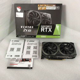 GeForce RTX3060 VENTUS 2X 12G OC 中古 MSI Video Card GeForce RTX 3060 VENTUS 2X 12G OC PCI-Exp 4
