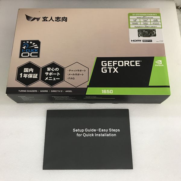 gtx1650 動作保証品 Amazon.com: Kuroutoshikou GF-GTX1650 Graphics Board GDDR6