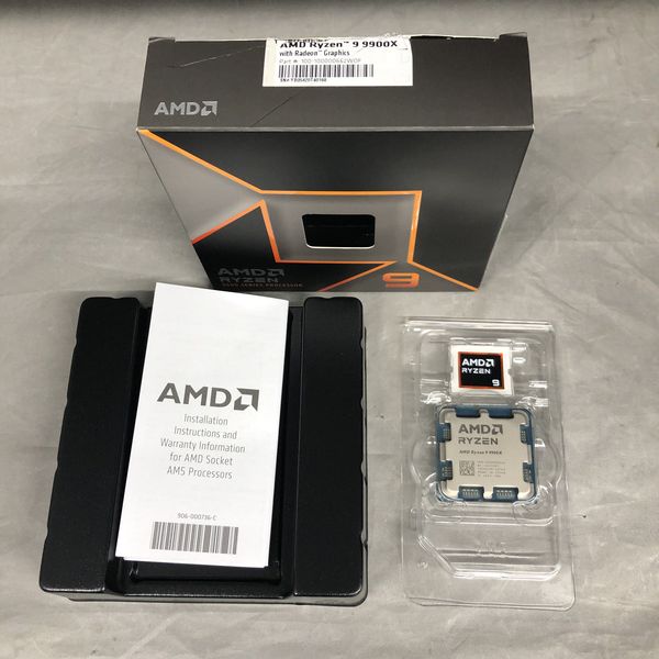 AMD - AMD Ryzen 9 9900X バルクパッケージ品 AMD AMD｜エーエムディー (国内正規品)AMD Ryzen 9 9900X W/ O