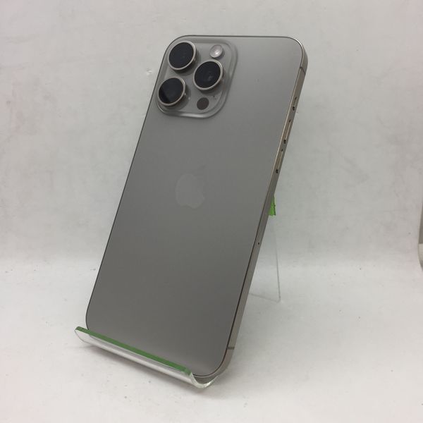 iPhone15ProMax 256GB ナチュラルチタニウム おまけカバー付き APPLE 〔中古〕iPhone15ProMax 256GB ナチュラルチタニウム