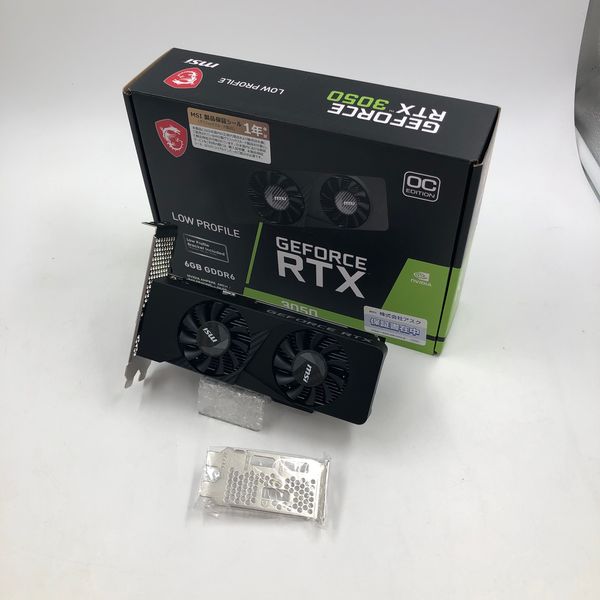 MSI GeForce RTX 3050 LP 6G OC (ジャンク品) 中古】MSI GeForce RTX 3050 LP 6G OC RTX3050/6GB(GDDR6)【EC