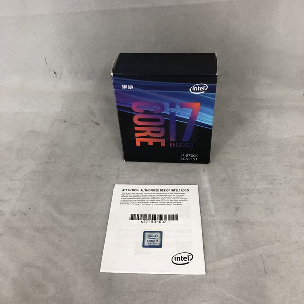 intel 9700k 中古 Intel 〔中古〕インテル® Core™ i7 プロセッサー -9700K BOX