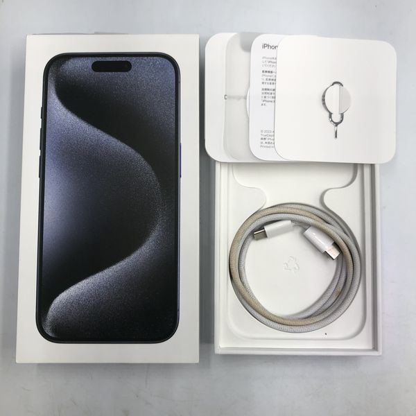 iPhone 15 PRO 128GB ブラックチタニウム　中古　ケーブル/箱付 iPhone 15 PRO 128GB ブラックチタニウム 中古 ケーブル/箱付