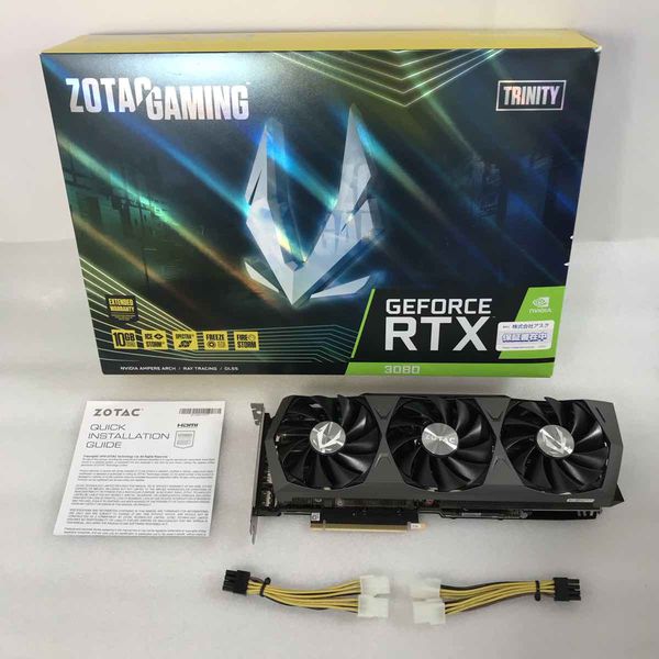 RTX3080 10GB zotac 中古 ZOTAC 〔中古〕GeForce RTX 3080 Trinity ZT-A30800D-10P(中古