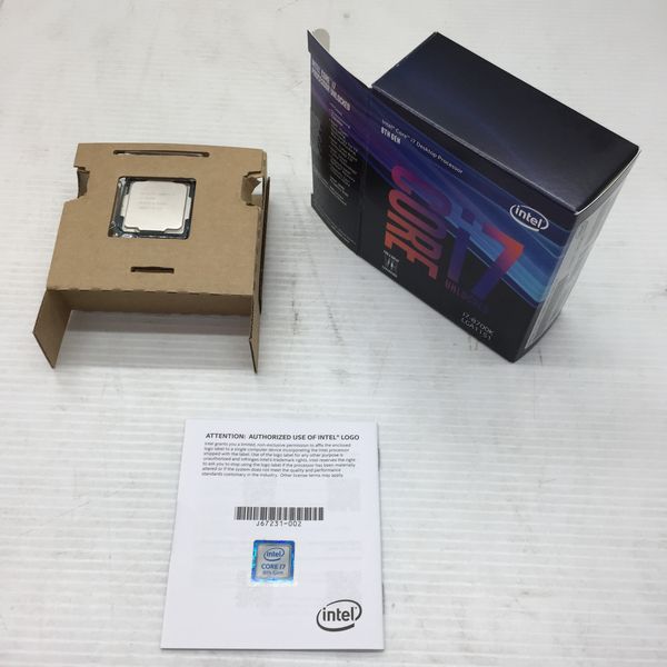 CORE i7 8700K 中古　美品　箱、ステッカー付 楽天市場】core i7 8700kの通販