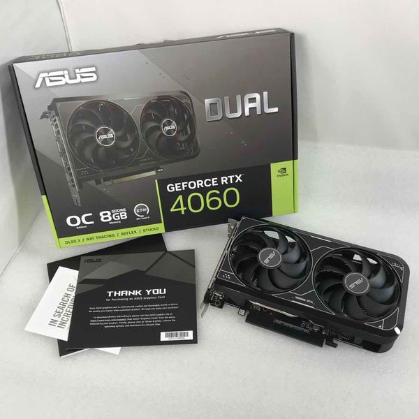 ASUS 〔中古〕GeForce RTX4060 DUAL-RTX4060-O8G-V2（中古保証1
