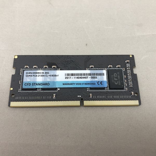 CFD 〔中古〕260pin DDR4 2666 PC4-21300 8GB for NOTE(中古保証