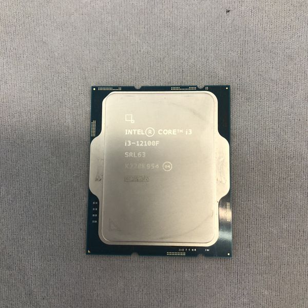 動作確認済　intel core i3 12100F 中古品 Intel 〔中古〕インテル® Core™ i3-12100F プロセッサー Bulk