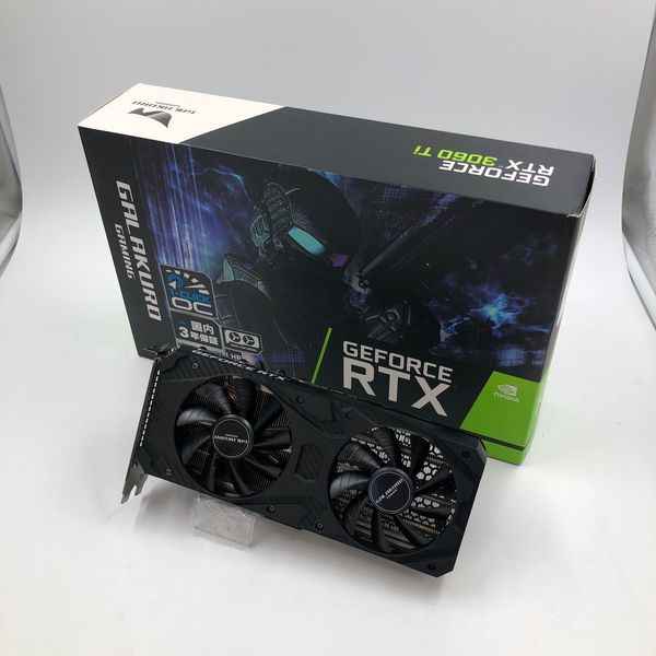 PCパーツ Galakuro gaming RTX3060ti none LHR GG-RTX3060Ti-E8GB/DF/LHR | GG-RTX3060Ti-E8GB/DF/LHR | 玄人