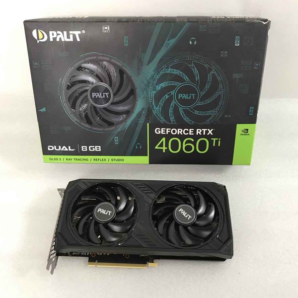 Palit RTX 4060Ti 8G 中古品 玄人志向 〔中古〕GeForce RTX 4060 GG-RTX4060-E8GB/SF（中古