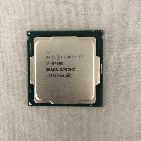【中古品】Intel Core i7 8700K Intel Core i7-8700K 3.7 GHz 6-Core 12M cache LGA 1151