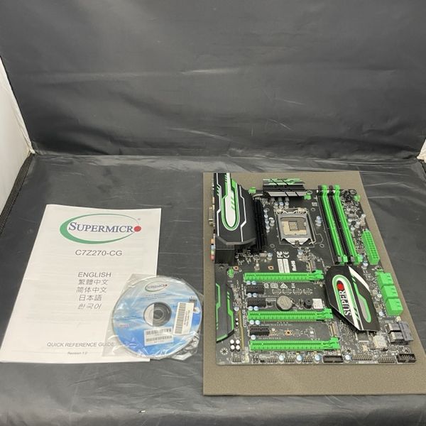 【ひーたん】LGA 1151マザーボード「C7Z270-CG」未使用品 C7Z270-CG-L | SuperO マザーボード Intel Z270チップセット