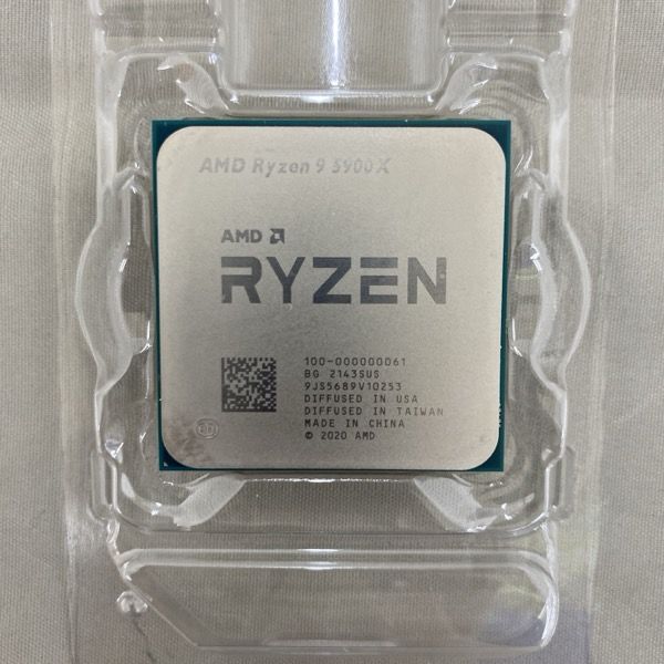 【動作保証】AMD Ryzen 9 5900X国内正規品 Amazon | AMD Ryzen 9 5900X without cooler 3.7GHz 12コア / 24