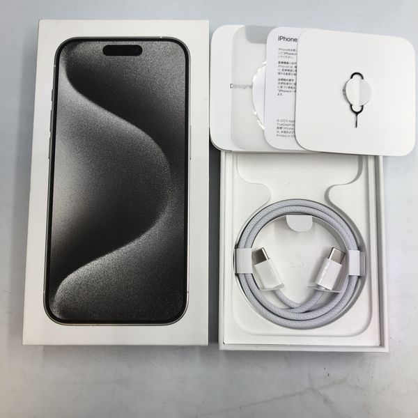 Apple iPhone15Pro 128GB SIMフリー ホワイト 箱付き Amazon | 【整備済み品】 Apple iPhone 15 Pro 128GB ホワイト