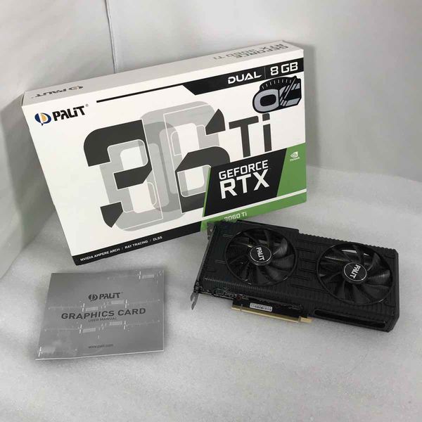 Palit 〔中古〕RTX3060Ti DUAL OC 8GB GDDR6（中古保証1ヶ月間