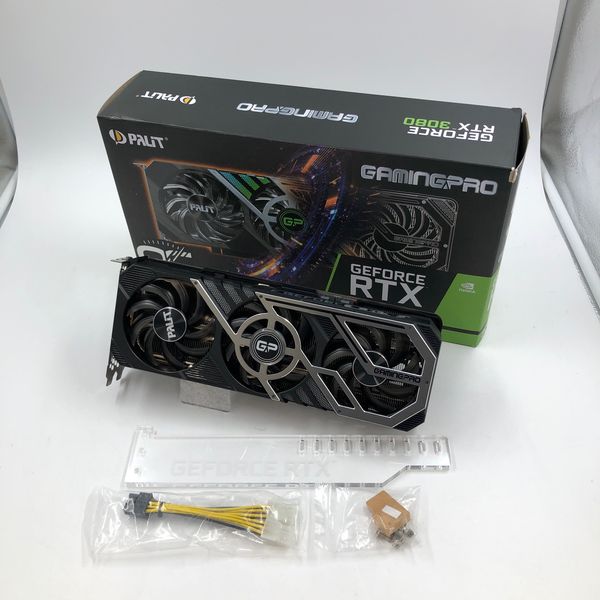 PALIT GeForce RTX3080 10GB 非LHR 中古品 Palit 〔中古〕RTX3080 GAMINGPRO 10GB GDDR6X（中古保証1ヶ月間