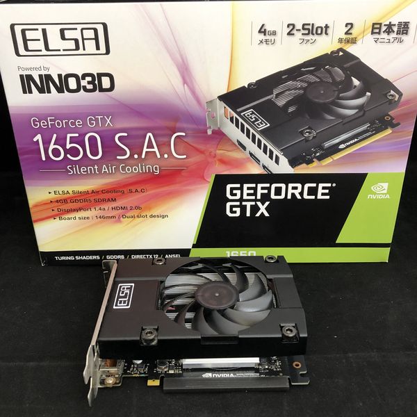 その他 ELSA GTX1650 GDDR6 4GB HDMIx1 DPx2 ELSA GeForce® GTX 1650 S.A.C - 株式会社 エルザ ジャパン