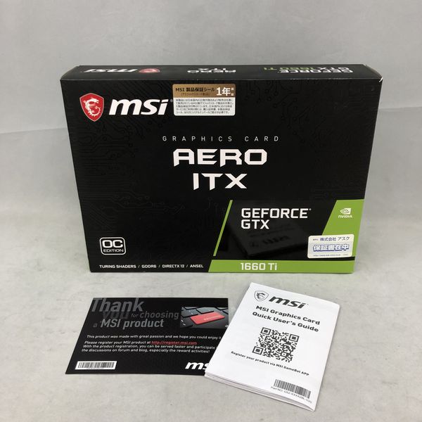【中古パーツ】GeForce® GTX 1660 Ti OC 6G GeForce GTX 1660 Ti 搭載グラボ 新品 34,000円 中古 11,000円