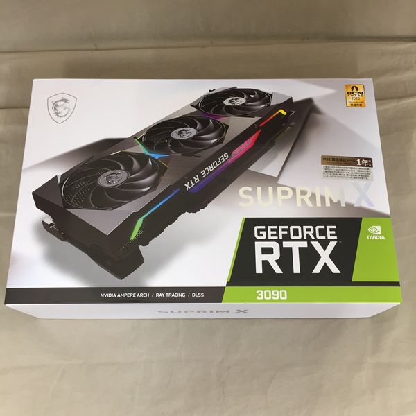MSI GeForce RTX 3090 【中古品】 MSI GeForce RTX 3090 GAMING X TRIO 24GB GDDR6X Graphics Card
