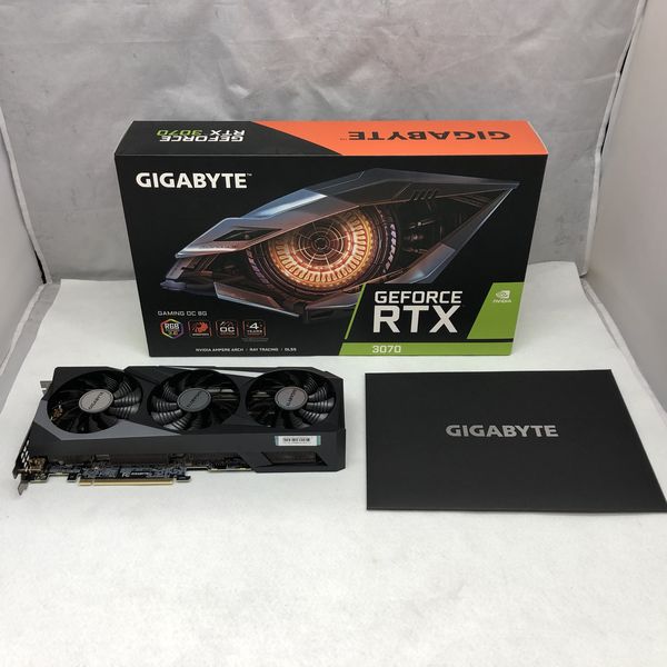 GIGABYTE 〔中古〕GeForce RTX 3070 GV-N3070GAMING OC-8GD（中古保証1