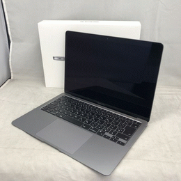 〔中古〕MacBook Air (M1・2020) MGN63J/A スペースグレイ APPLE M1(8コアCPU/7コアGPU)/8GB/256GB/オンボード(中古保証3ヶ月間)