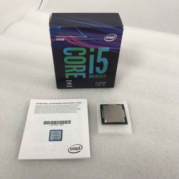 使用25日　Core i5 8600 BOX Amazon.com: Intel Core i5-8600K Desktop Processor 6 Cores up