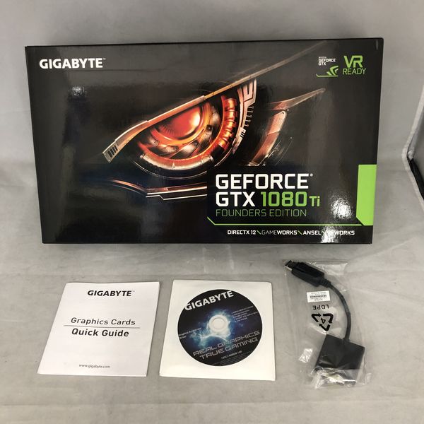 【中古】GIGABYTE GEFORCE GTX 1080Ti GIGABYTE 〔中古〕GeForce GTX 1080Ti（中古保証1ヶ月間
