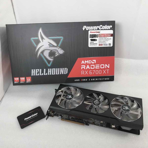 PowerColor 〔中古〕AXRX6700XT12GBD6（中古保証1ヶ月間） | パソコン