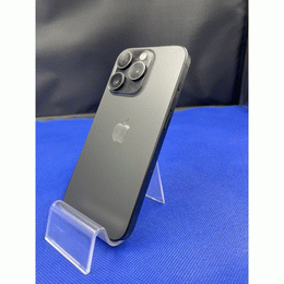 APPLE 〔中古〕iPhone15Pro 128GB ﾌﾞﾗｯｸﾁﾀﾆｳﾑ MTU73J/A SIMﾌﾘｰ版（中古