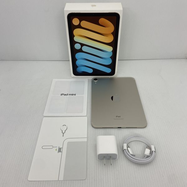 APPLE 〔中古〕iPad mini6 64GB スターライトMK8C3J/A au（中古保証3