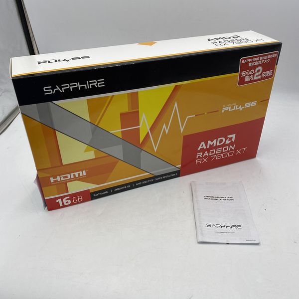 Sapphire Radeon RX 7800 XT 16GB 中古 中古】SAPPHIRE AMD Radeon RX 7800 XT GAMING 16GB GDDR6 RX7800XT