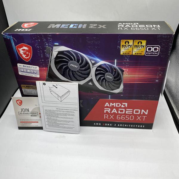 新品未開封 MSI Radeon RX 6650 XT MECH 2X 8G Radeon RX 6650 XT MECH 2X 8G OC