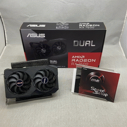 ASUS 〔中古〕DUAL-RX7600-O8G-V2（中古保証1ヶ月間） | パソコン工房