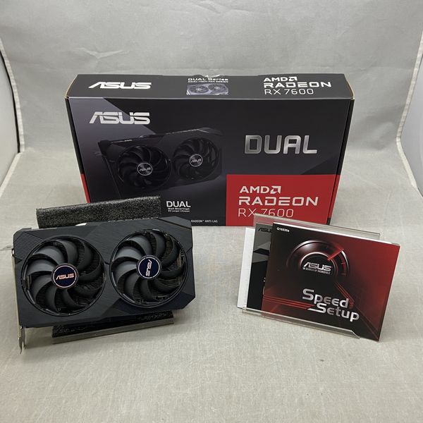 ASUS 〔中古〕DUAL-RX7600-O8G-V2（中古保証1ヶ月間） | パソコン工房