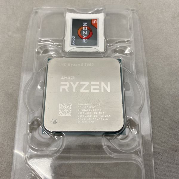 ●AMD Ryzen5 3600 BOX●中古美品・付属クーラー未使用・動作保証 AMD 〔中古〕Ryzen5 3600 BOX（中古保証1ヶ月間） | パソコン工房