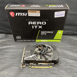 中古MSI GeForce GTX1660-Ti AERO ITX 6G OC MSI 〔中古〕GeForce GTX 1660Ti AERO ITX 6G OC（中古保証1ヶ月間