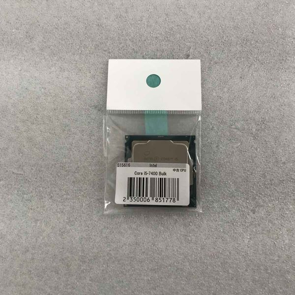 完全動作品 CPUラベル付 第七世代 Corei5 7400 Yahoo!オークション