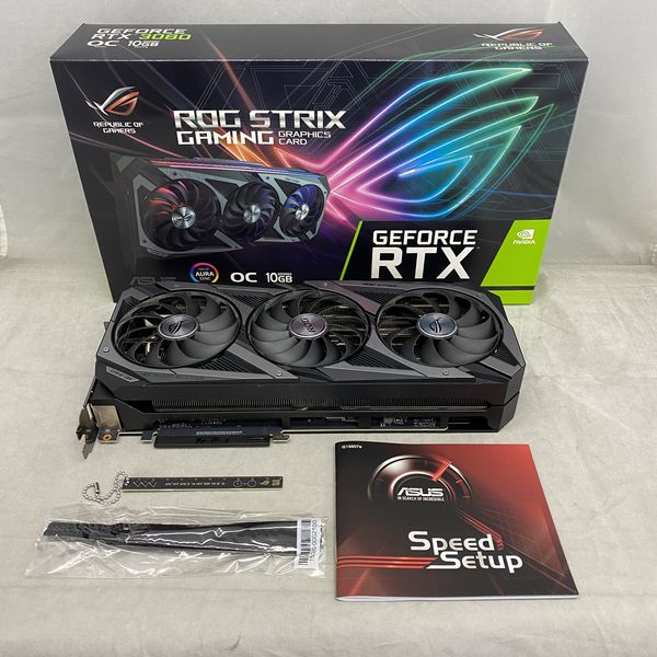 w*l様 ROG STRIX RTX 3080 O10G GAMING （中古、 ASUS 〔中古〕GeForce RTX 3080 ROG-STRIX-RTX3080-O10G-GAMING（中古