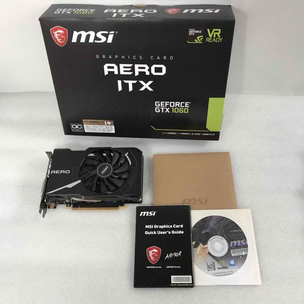 MSI 〔中古〕GeForce GTX 1060 AERO ITX 6G OC（中古保証1ヶ月間