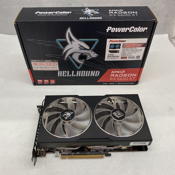 PowerColor 〔中古〕AXRX 6600XT 8GBD6-3DHL/OC（中古保証1ヶ月間