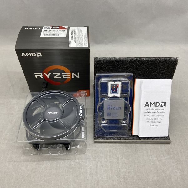 【新品未使用】Ryzen5 5600X 動作保証 AMD Ryzen 5 5600 BOX AMD Ryzen 5000 Socket AM4 / 6コア12スレッド