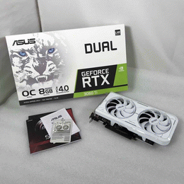 ASUS 〔中古〕GeForce RTX3060Ti DUAL-RTX3060TI-O8GD6X-WHITE（中古