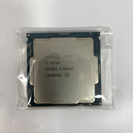 CPU Intel Core i7 8700 中古品×２個 Intel 〔中古〕インテル® Core™ i7 プロセッサー 8700 Bulk（中古保証1