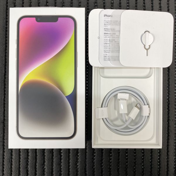 APPLE 〔中古〕iPhone14 128GB スターライト MPUQ3J/A au（中古保証1