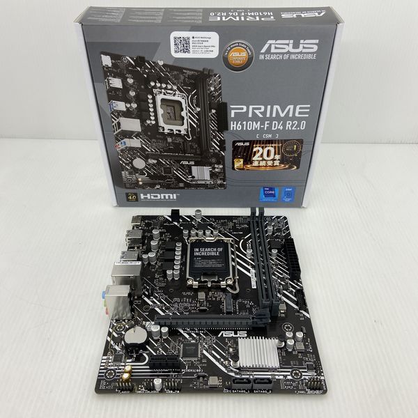 ASUS 〔中古〕PRIME H610M-F D4 R2.0-CSM（中古保証1ヶ月間