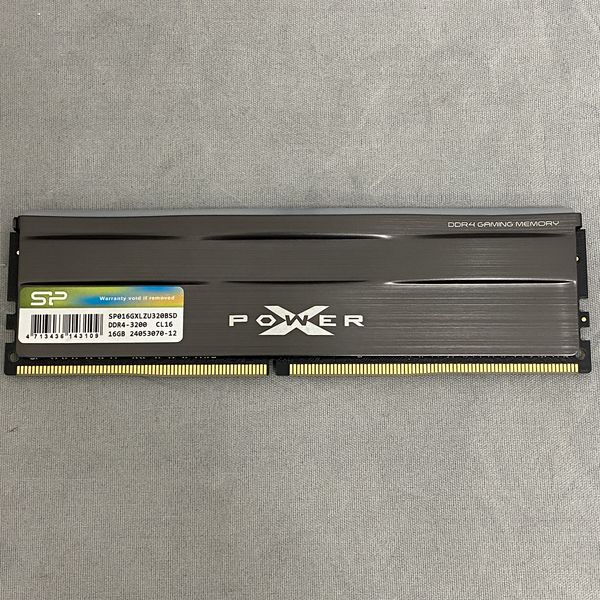 【中古品】SiliconPower DDR4-3200 16GB（8GBx2） SILICON POWER 〔中古〕デスクトップPC用 DDR4 3200 16GB SPD（中古
