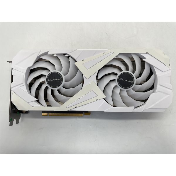 玄人志向 GK-RTX3060-E12GB/WHITE 中古品 玄人志向 〔中古〕GeForce RTX3060 12GB GK-RTX3060-E12GB/OC/WHITE