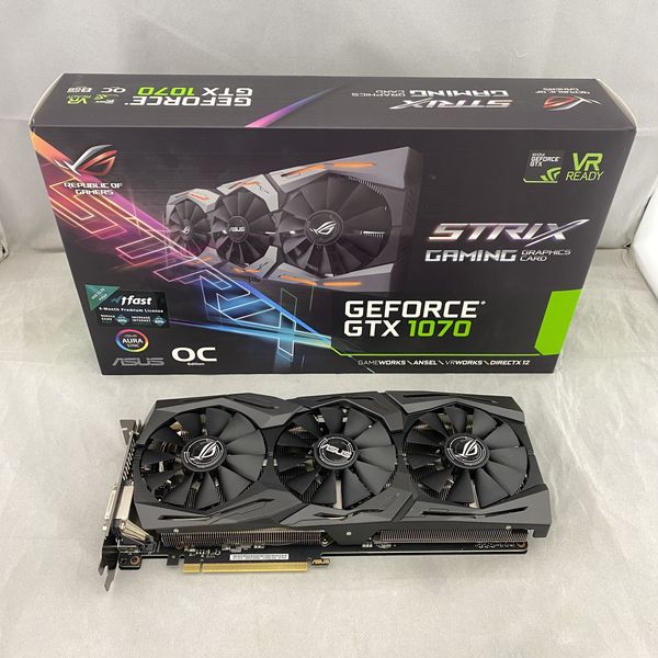 【中古】STRIX-GTX1070-O8G-GAMING ASUS 〔中古〕GeForce GTX1070 ROG STRIX-GTX1070-O8G-GAMING（中古