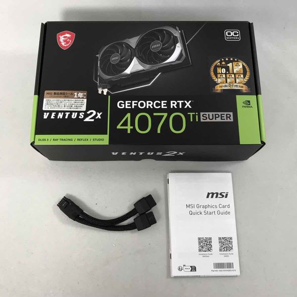 MSI 〔中古〕GeForce RTX4070Ti SUPER 16G VENT（中古保証1ヶ月間