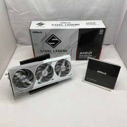 【美品】【保証】ASRock　RadeonRX9060XT16GB ASRock 〔中古〕Radeon RX 9060 XT Steel Legend 16GB OC（中古保証1